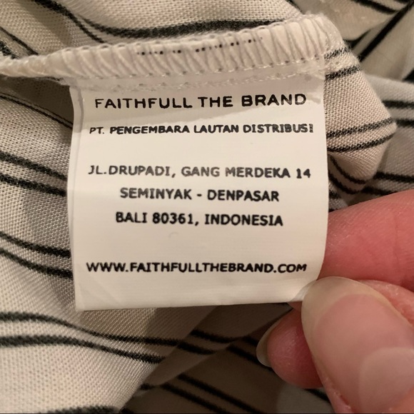 Faithfull The Brand | Striped Wrap Skirt - Picture 10 of 11